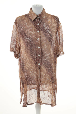 Bluzka beżowa wzorek