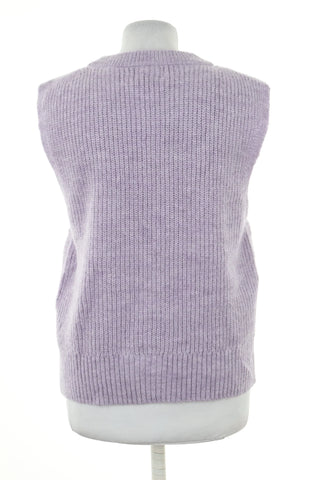 Kamizelka sweterkowa fioletowa
