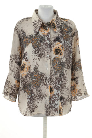 Bluzka beżowa wzorek