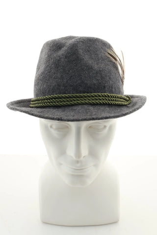 Kapelusz szary wełna