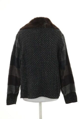 Black patterned blazer