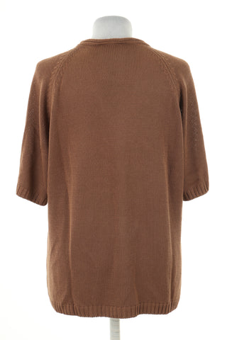 Bluzka sweterkowa brązowa