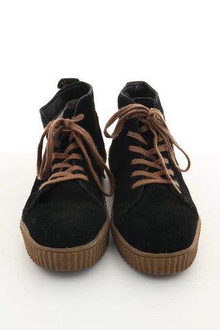 Buty czarne zamszowe