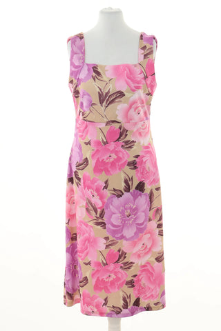 Pink floral dress