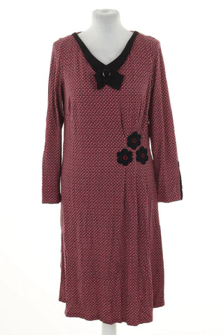 Sukienka różowa wzorek