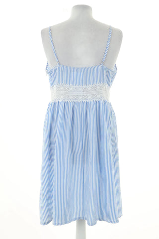 Blue striped dress