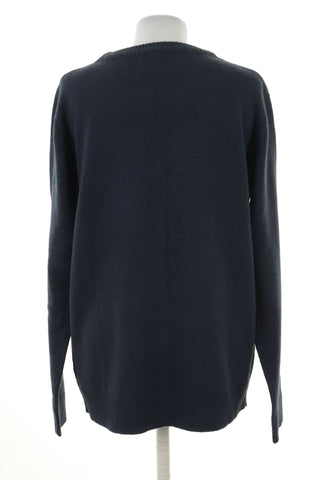 Sweter świąteczny granatowy