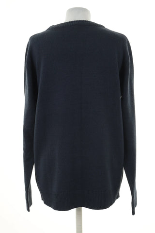 Sweter świąteczny granatowy