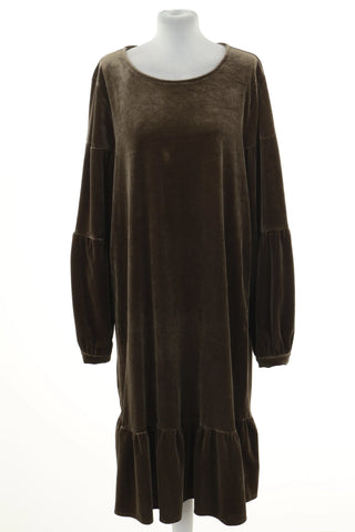 Sukienka zielona welurowa