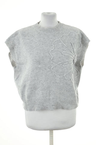 Kamizelka sweterkowa szara