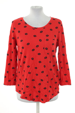 Bluzka czerwona wzorek