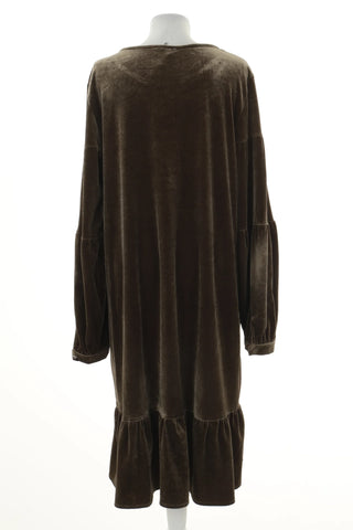 Sukienka zielona welurowa