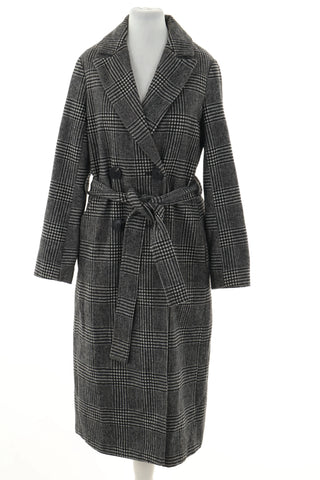 Płaszcz szary kratka