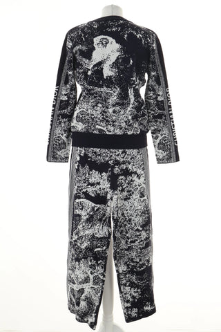 Komplet granatowy wzorek