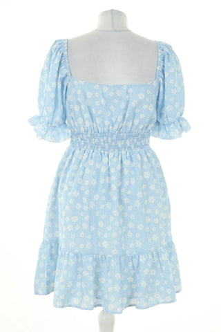 Blue dress flowers