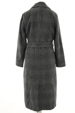 Płaszcz szary kratka