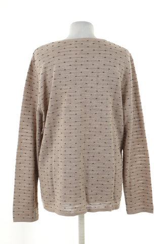 Sweter beżowy wzorek