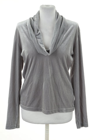 Bluzka szara welurowa