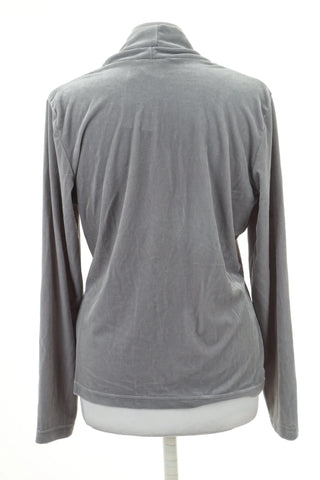 Bluzka szara welurowa