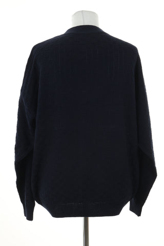 Sweter granatowy wzorek