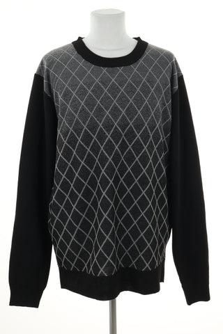 Sweter czarny wzorek