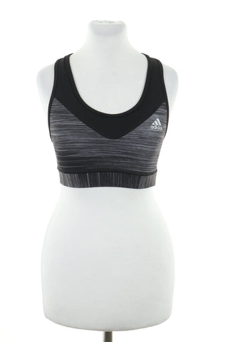 Black patterned sports top
