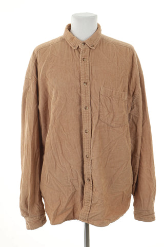 Koszula beżowa sztruksowa