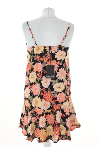 Black dress with flowers