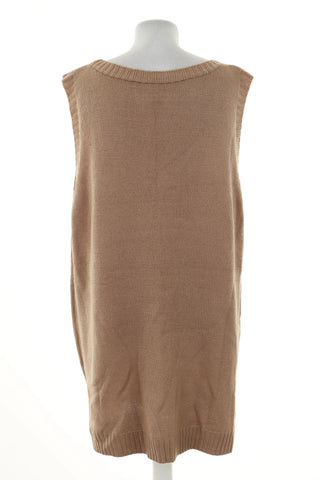 Kamizelka sweterkowa beżowa