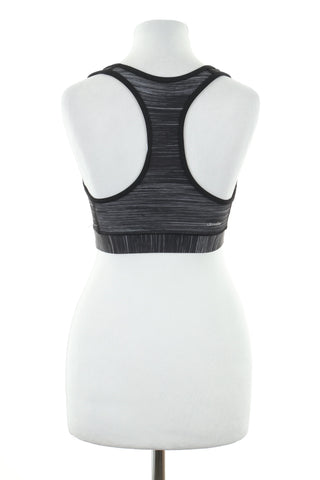 Black patterned sports top