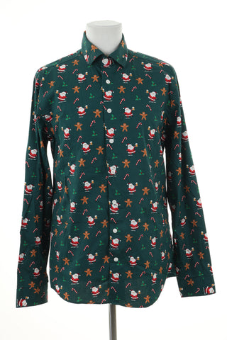 Koszula świąteczna zielona