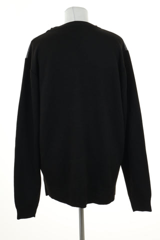 Sweter czarny wzorek
