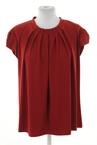Dunkelrote Bluse