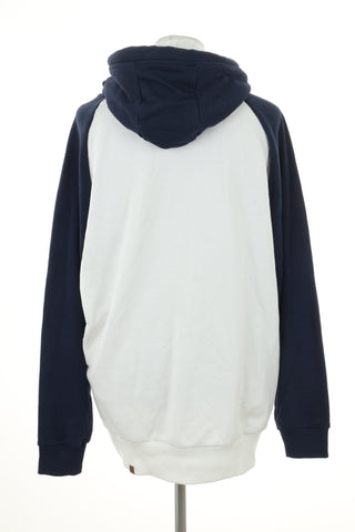 Bluza biało granatowa