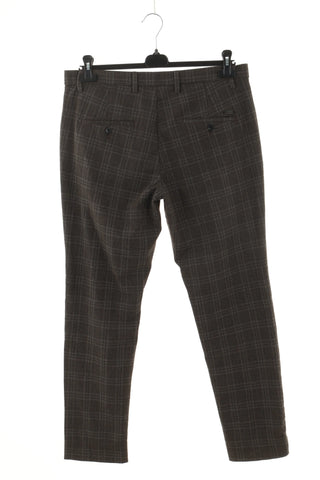 Brown checkered trousers