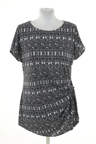 Bluzka czarna wzorek