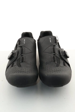 Buty czarne na rower skóra