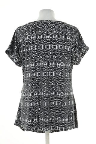 Bluzka czarna wzorek