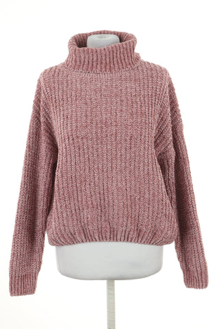 Sweter golf różowy