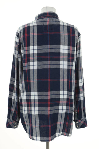 Koszula granatowa kratka