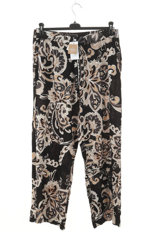 Black patterned trousers