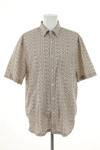 Koszula beżowa wzorek