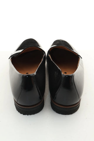 Pantofle czarne skóra