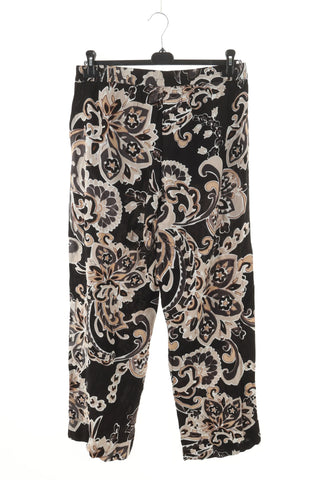 Black patterned trousers