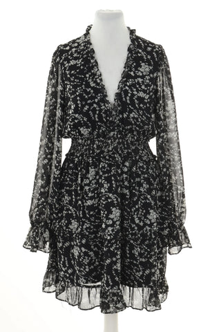 Sukienka czarna wzorek