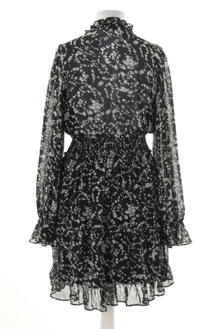 Sukienka czarna wzorek