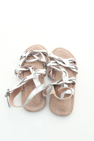 Silver sandals
