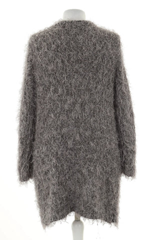 Kardigan szary błyszczący