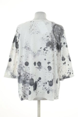 Bluzka biała kwiaty