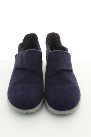 Buty granatowe filcowe